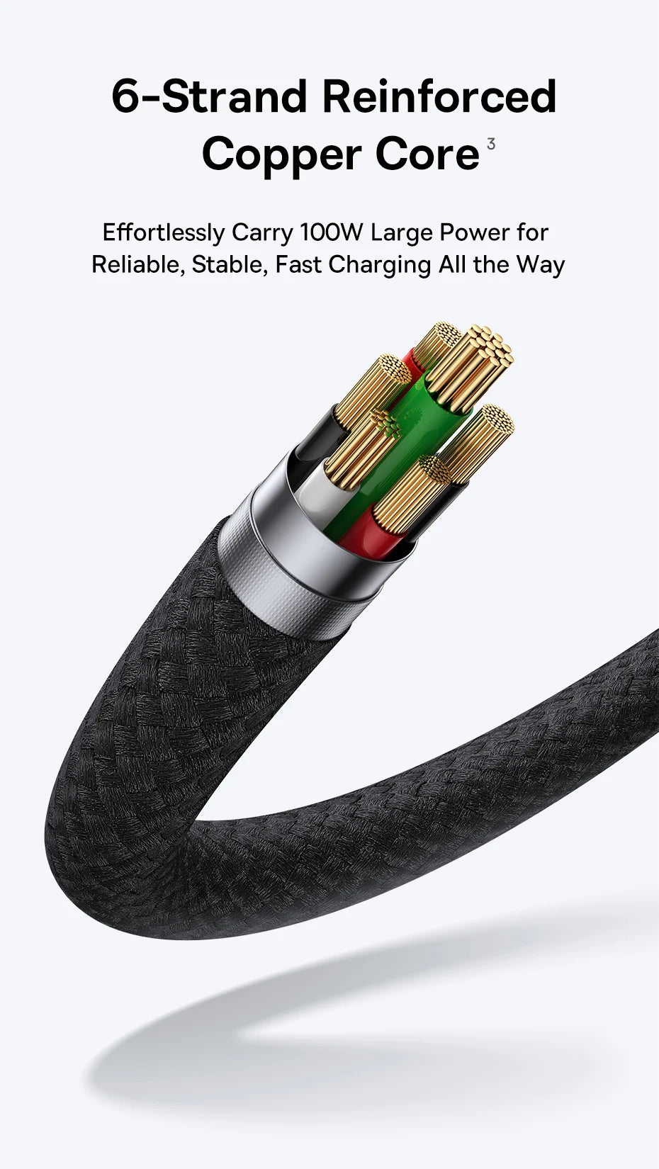 3-in-1 100W Fast Charging Cable for Phone and Laptop