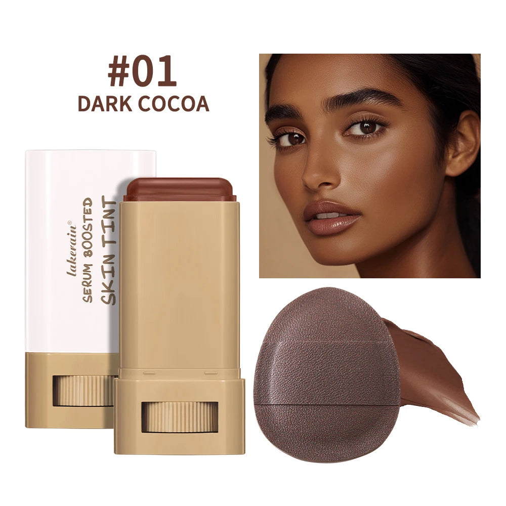 Serum-Boosted Skin Tint Foundation Stick for Natural Coverage - 26