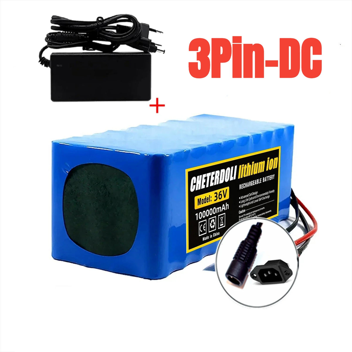 36V Lithium-Ion Electric Scooter Battery Pack 10S4P