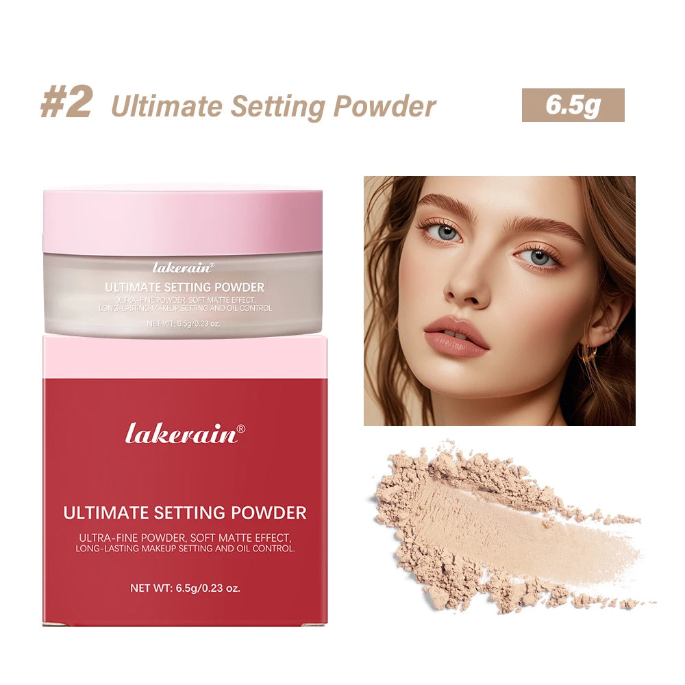 Matte Oil-Control Setting Powder for Flawless Makeup