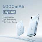 5000mAh Magnetic Wireless Power Bank for Smartphone Fast Charging