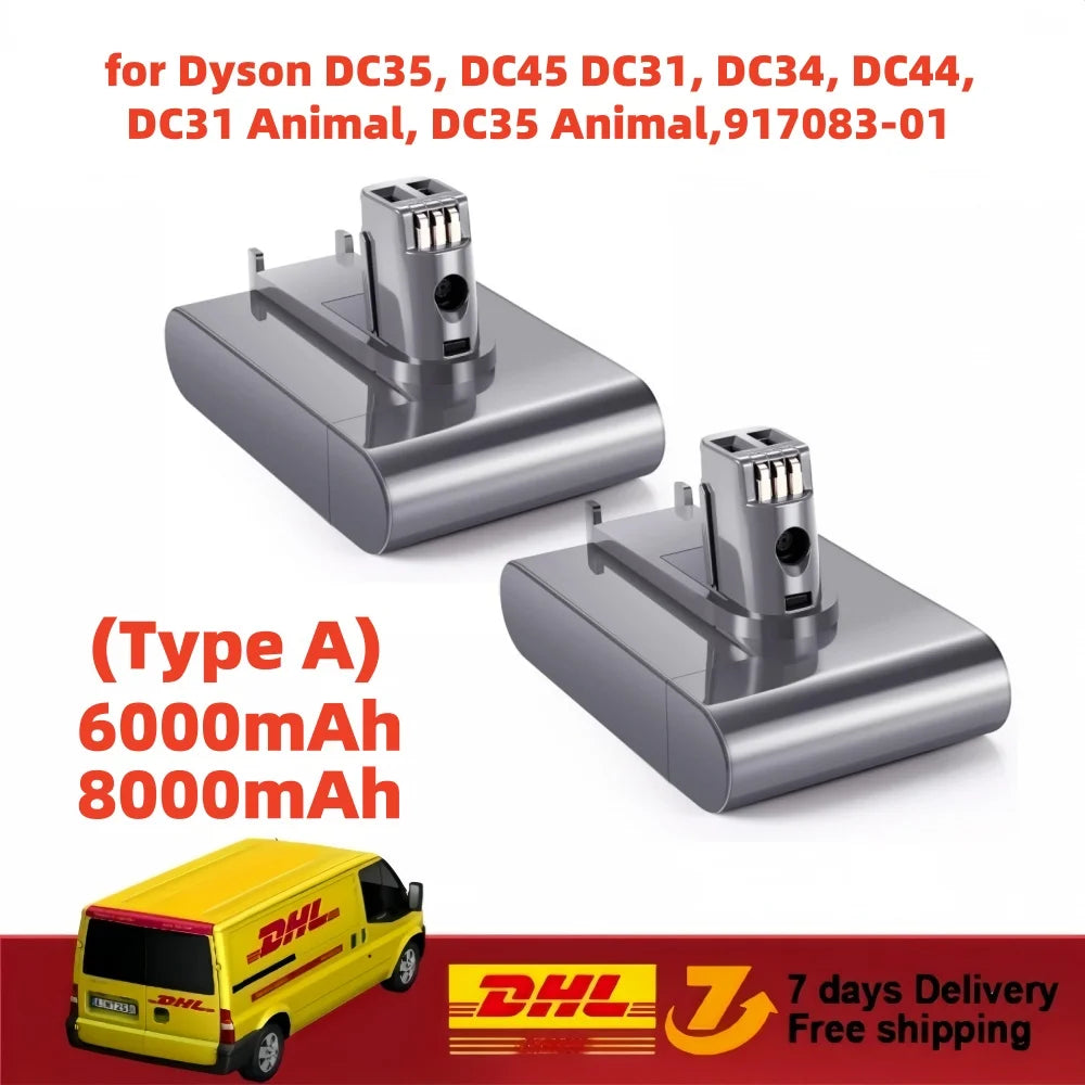 22.2V Rechargeable Replacement Battery for Vacuum Cleaners
