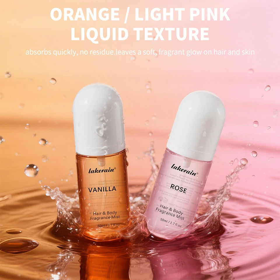 Vanilla and Rose Hair and Body Fragrance Mist