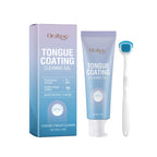 Tongue Cleaning Gel and Scraper Kit for Fresh Breath