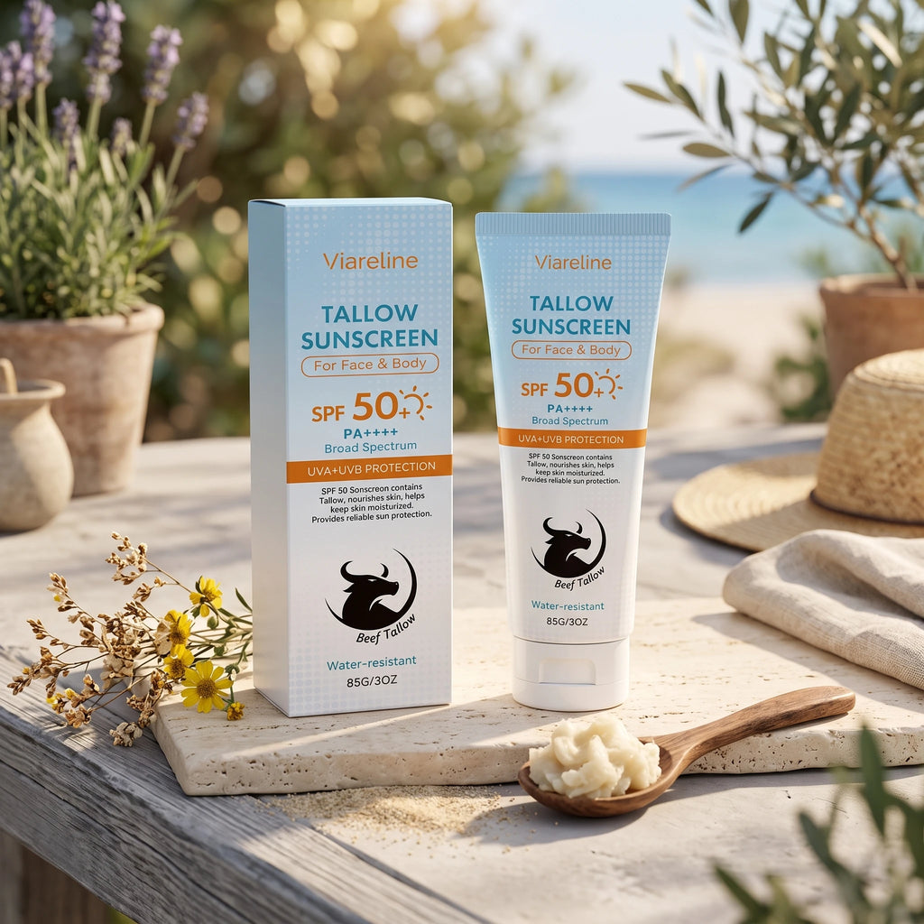 SPF 50 Tallow Hydrating Sunscreen for Face and Body