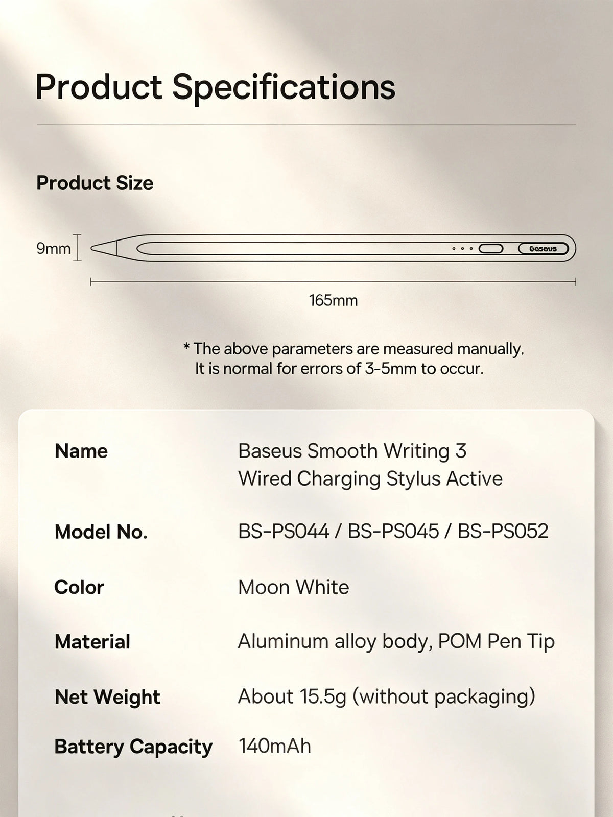 Magnetic Bluetooth Stylus Pen for iPad with Palm Rejection