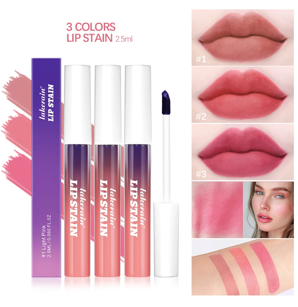 Waterproof Peel-Off Long-Lasting Lip Stain Tint - 10