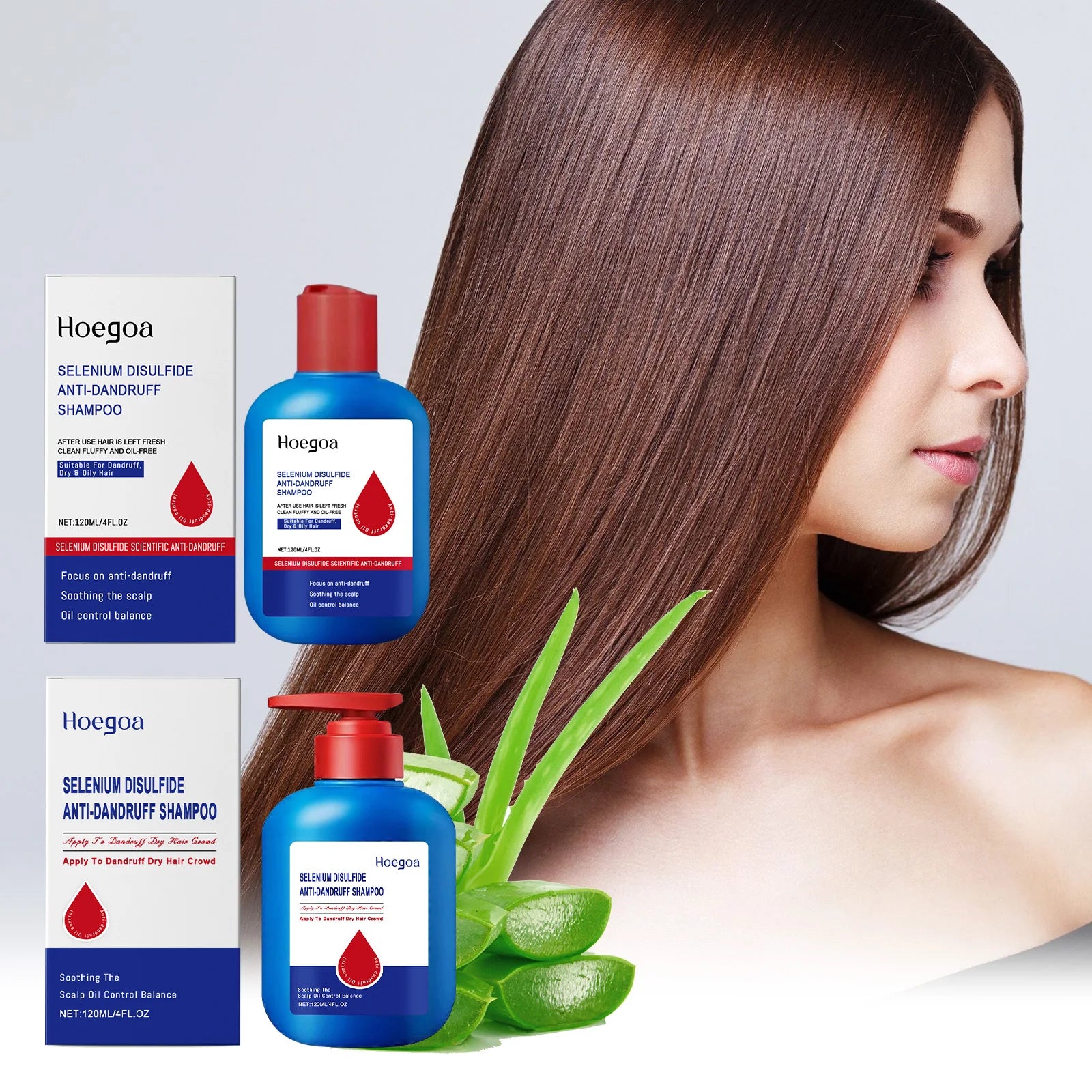Selenium Disulfide Anti-Dandruff Scalp Treatment Shampoo - 12
