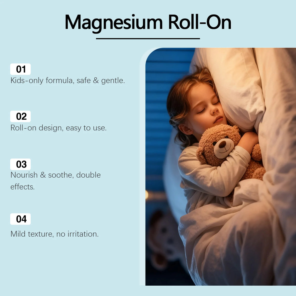 Magnesium Roll-On for Kids Sleep and Relaxation