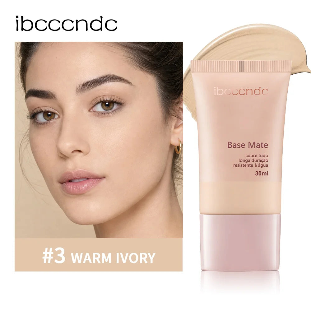 Long-Lasting Waterproof Matte Liquid Foundation - 24