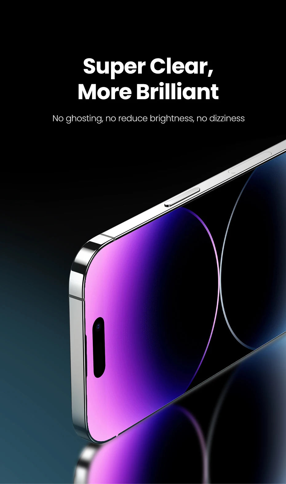 Anti-Spy Privacy Tempered Glass Screen Protector for iPhone - 13
