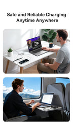 120W 6-in-1 GaN Desktop Fast Charger for Laptops and Phones