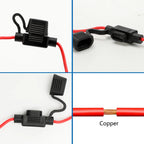 18AWG Car USB Charger Socket Wire Harness with 10A Fuse 60cm