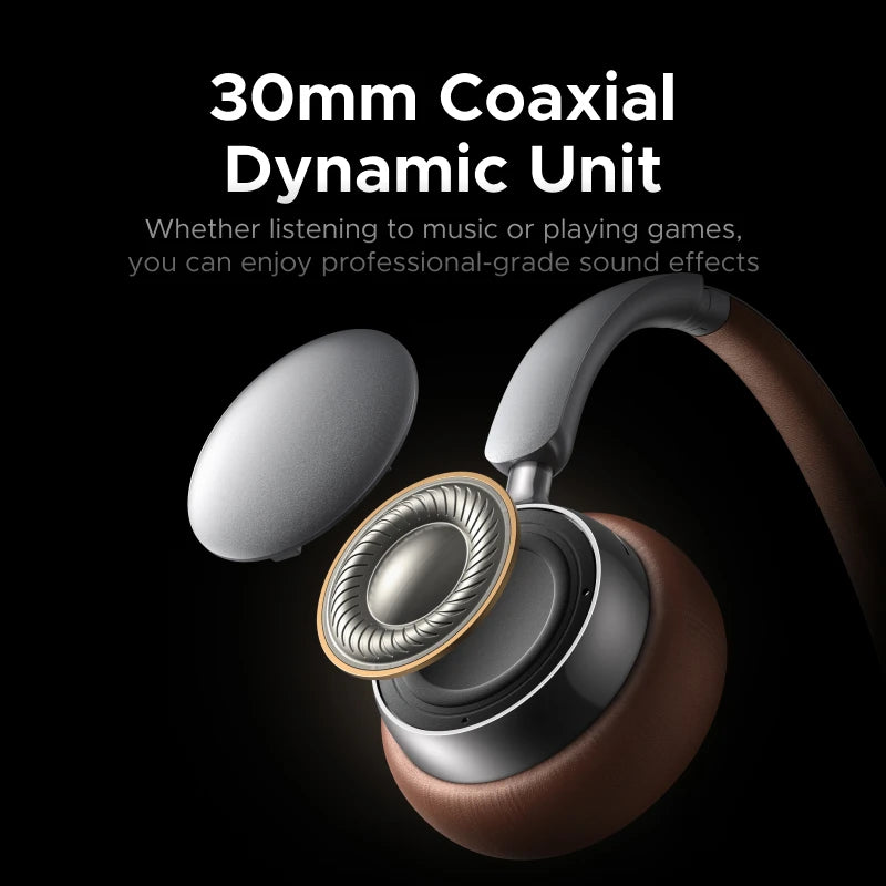 Active Noise Cancelling Wireless Bluetooth Over-Ear Headphones