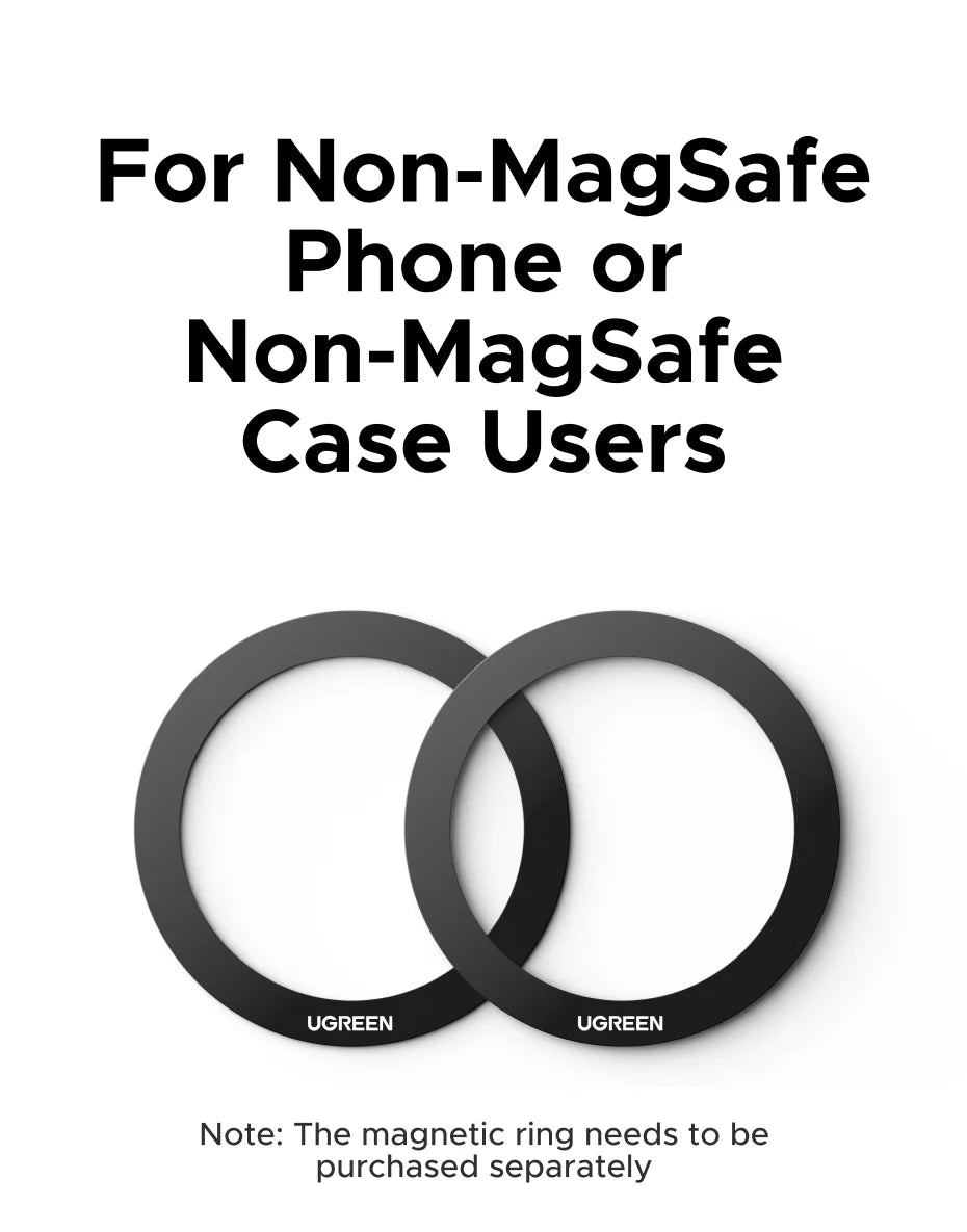 Magnetic Phone Wallet and Foldable Stand for MagSafe