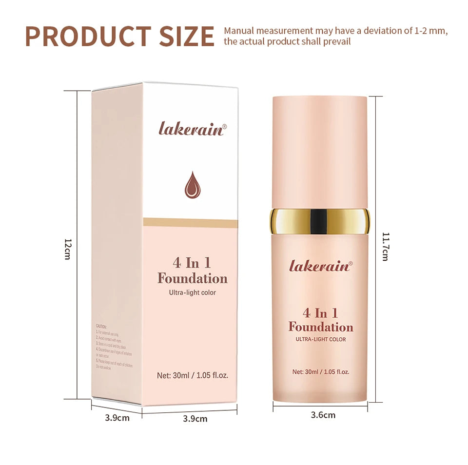 Color-Changing 4-in-1 Moisturizing Foundation with SPF 30
