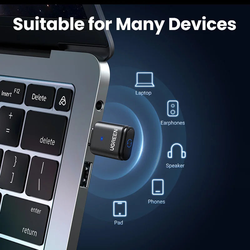 USB-C Bluetooth 5.3 Audio Transmitter for PC and Gaming Consoles