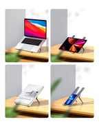 Adjustable Aluminum Foldable Laptop Stand for Desk