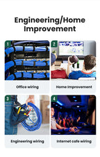Multifunctional RJ45 Ethernet Cable Crimper and Stripper Tool