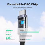 USB-C to 3.5mm Headphone Adapter with DAC Chip