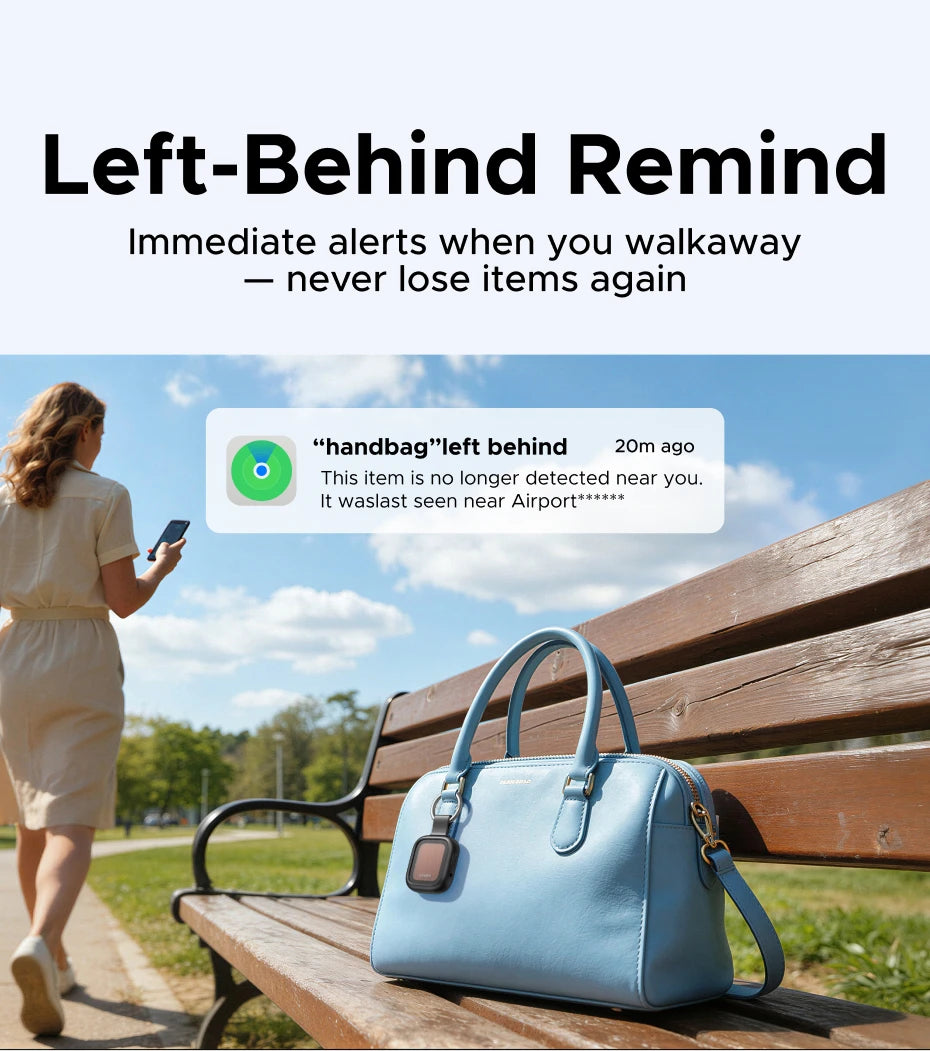 Solar Powered Bluetooth Item Tracker for Apple Find My - 17