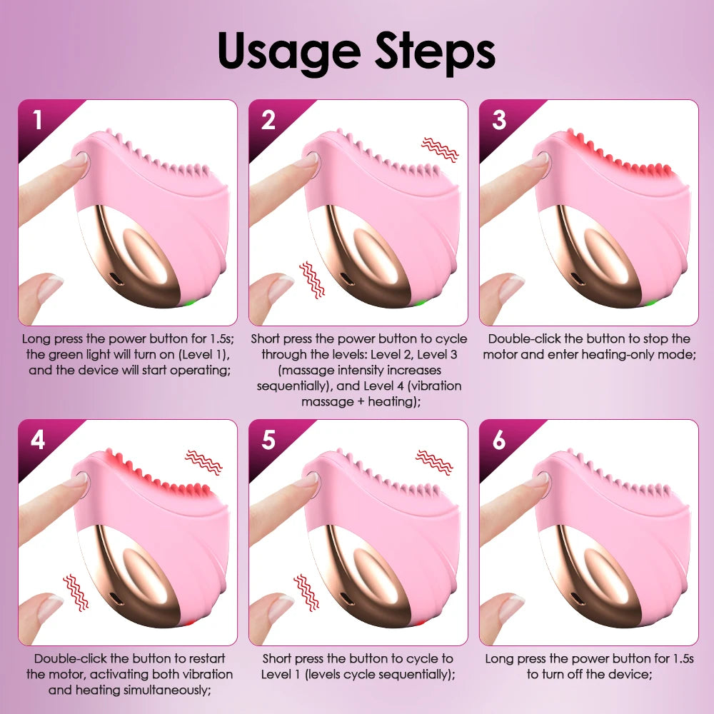 Electric Vibrating Body Contour Massage Brush - 11