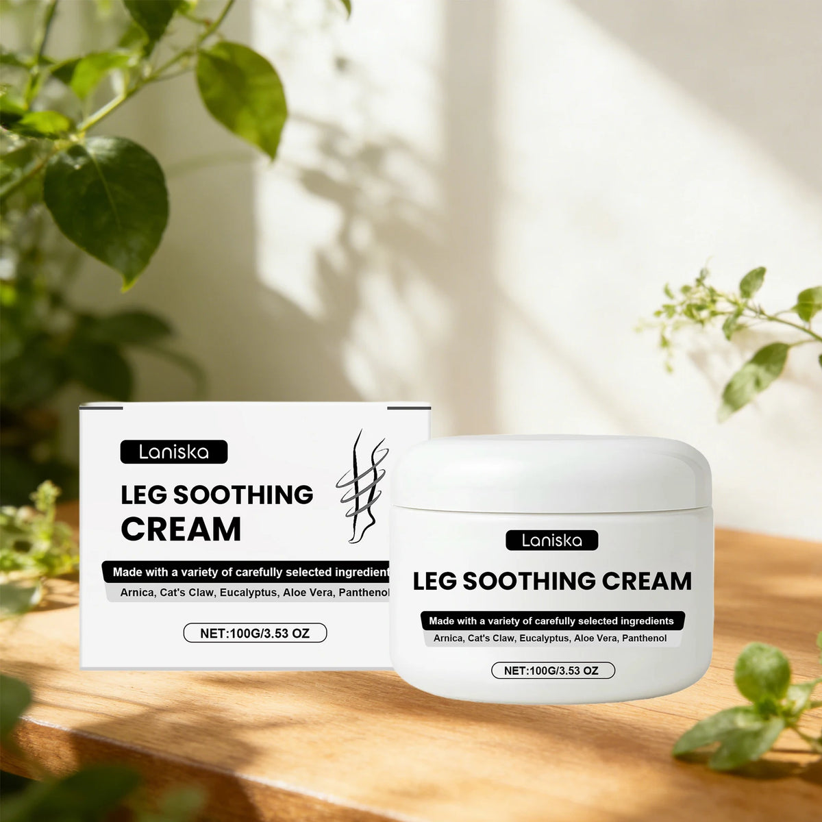 Soothing Leg Massage Cream for Muscle Relaxation