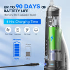 Portable Cordless Water Flosser for Teeth and Braces