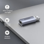 USB to 3.5mm External Sound Card Audio Adapter