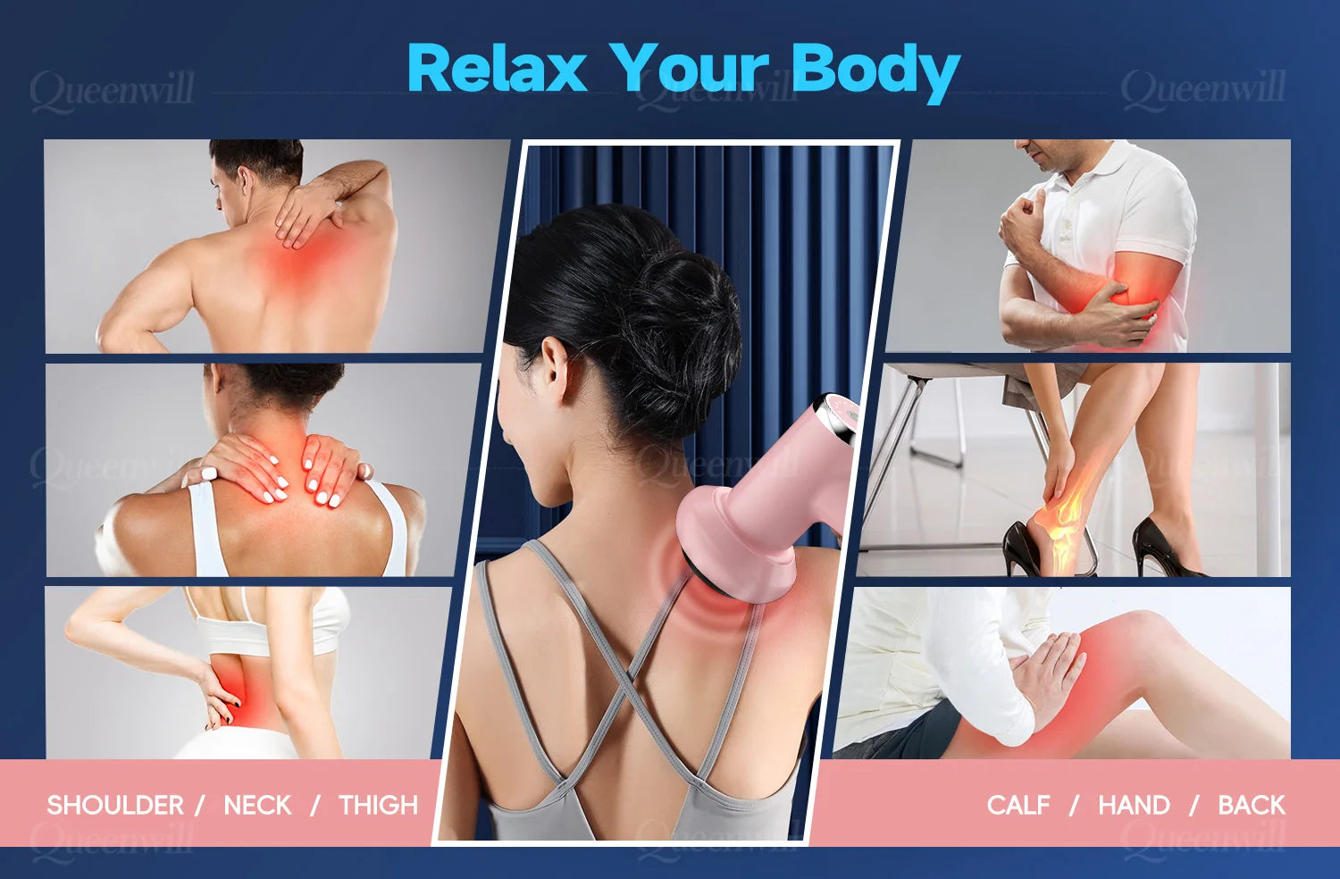 Portable Electric Handheld Body Sculpting Massage Gun - 13