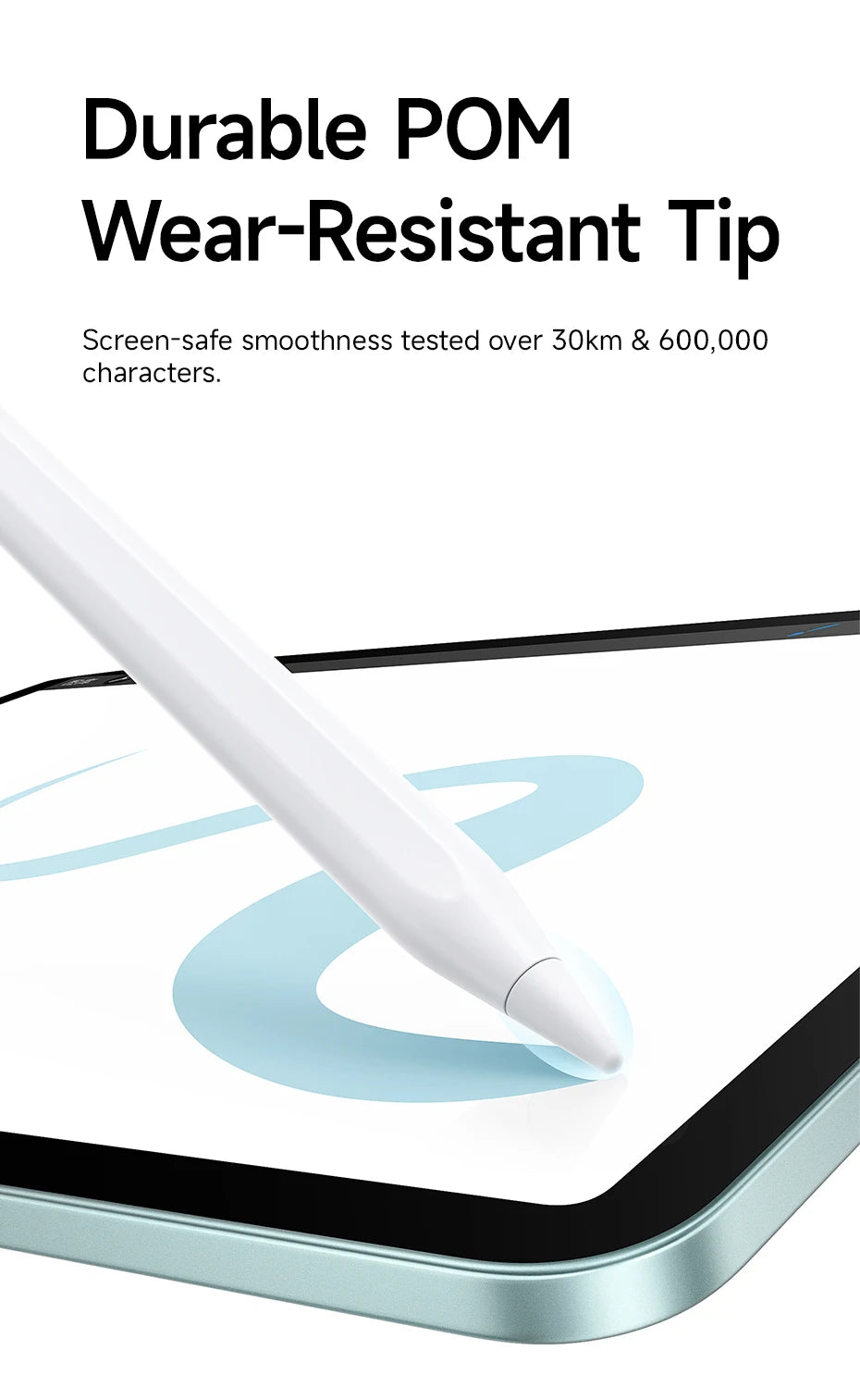 Bluetooth Stylus Pen for iPad with Tilt Sensitivity and Palm Rejection - 13