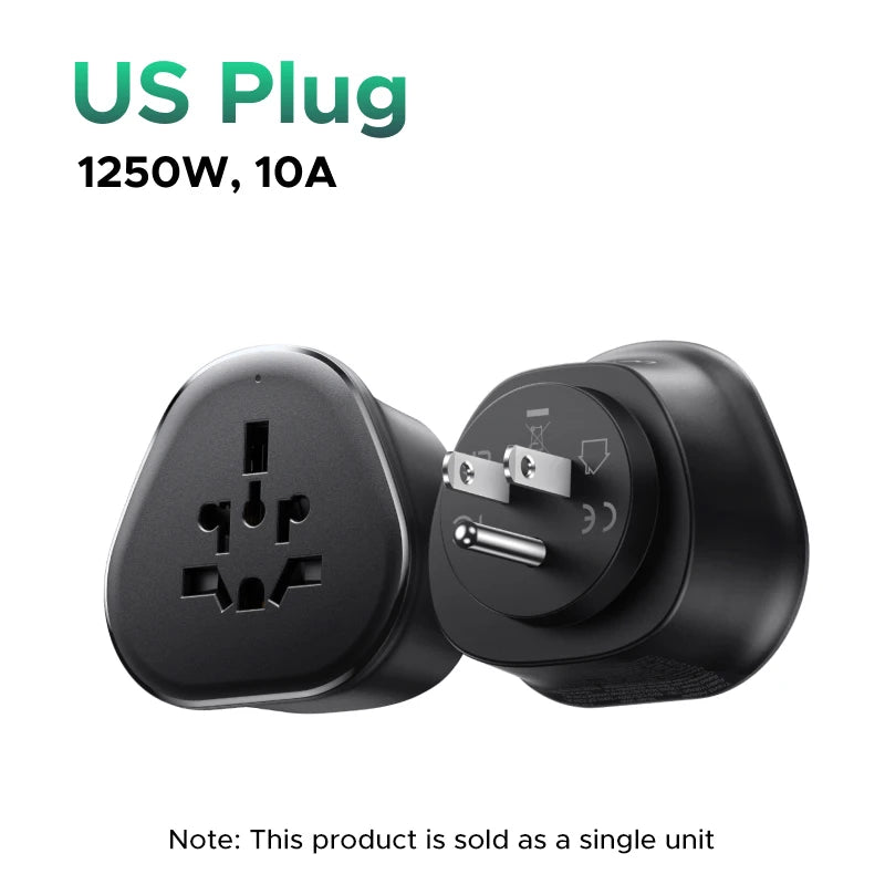 Universal International Travel Plug Adapter for Global Use