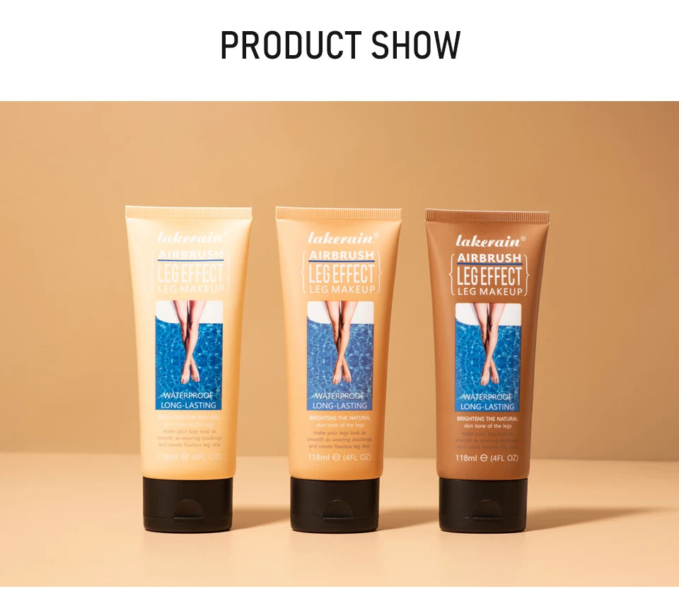 Waterproof Leg Makeup Foundation with Application Glove - 17