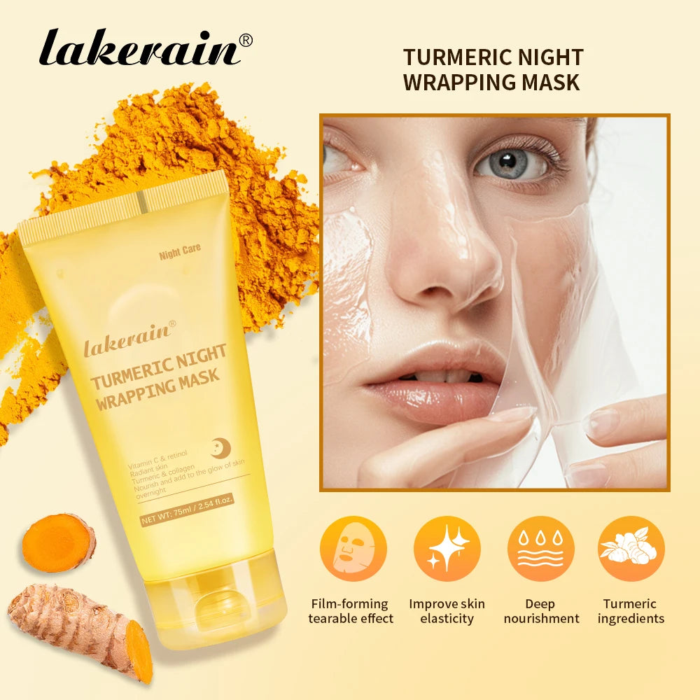 Collagen and Turmeric Overnight Peel-Off Face Mask Duo