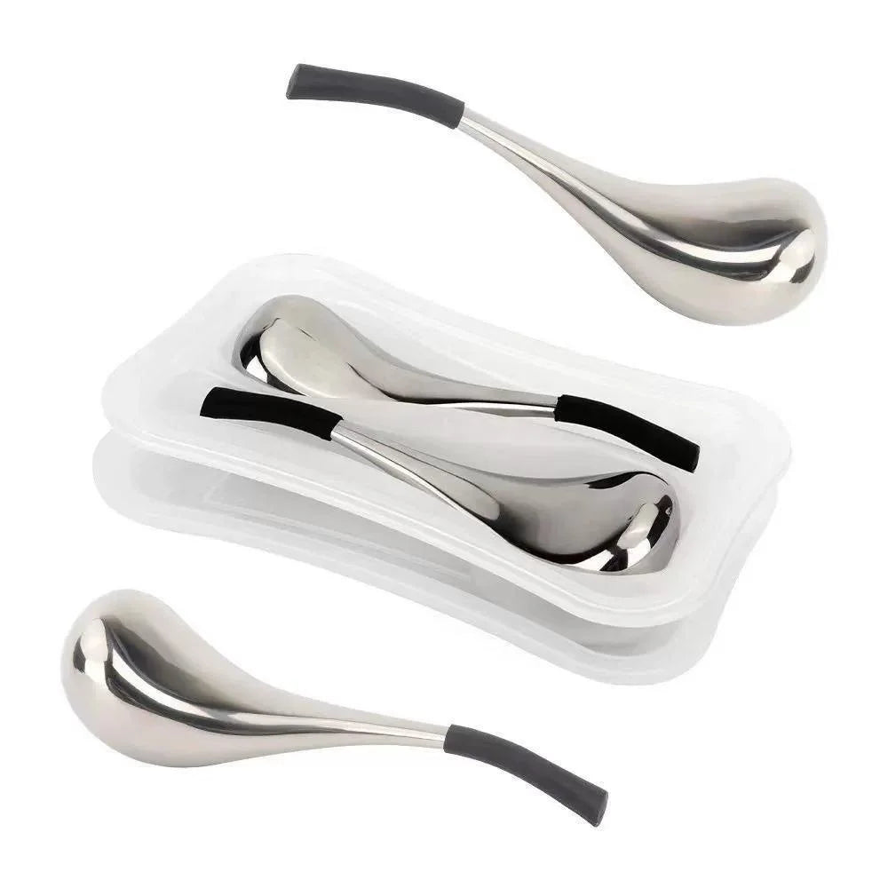 Stainless Steel Facial Ice Globes for Skin Cooling and Puffiness - 12