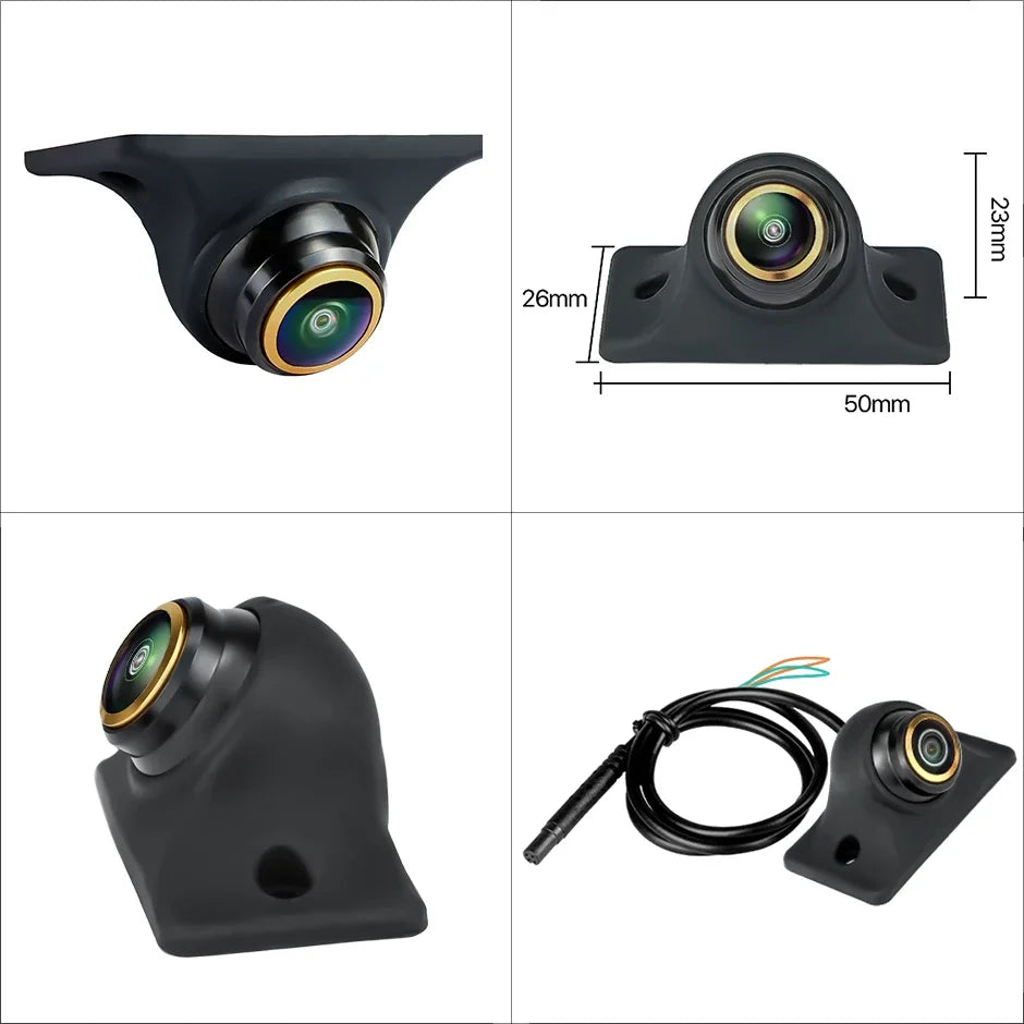 AHD 1080P 170 Degree Fisheye Car Front Side Rear View Backup Camera