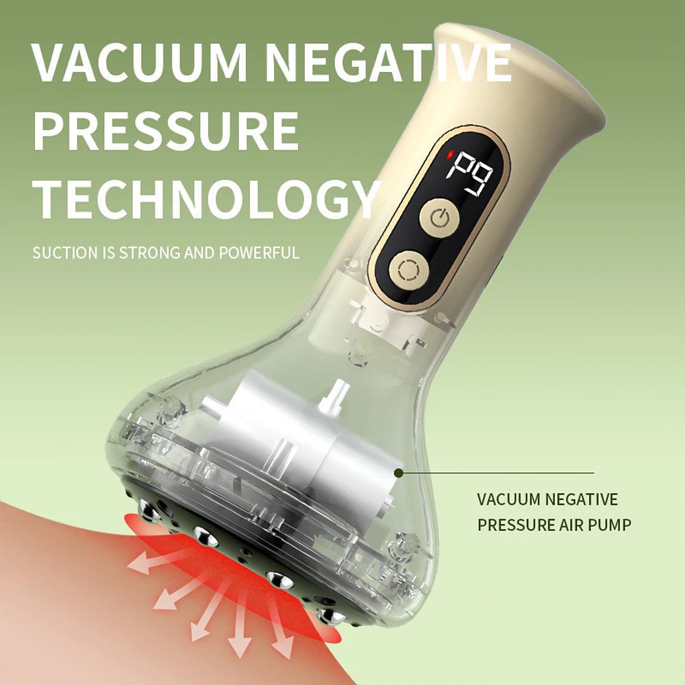 Electric Cordless Body Massage and Scraping Tool