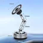 Magnetic Car Phone Holder with Vacuum Sucker and 360 Degree Rotation