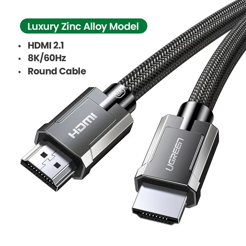 8K 60Hz Ultra High-Speed HDMI 2.1 Cable for Gaming and Home Theater