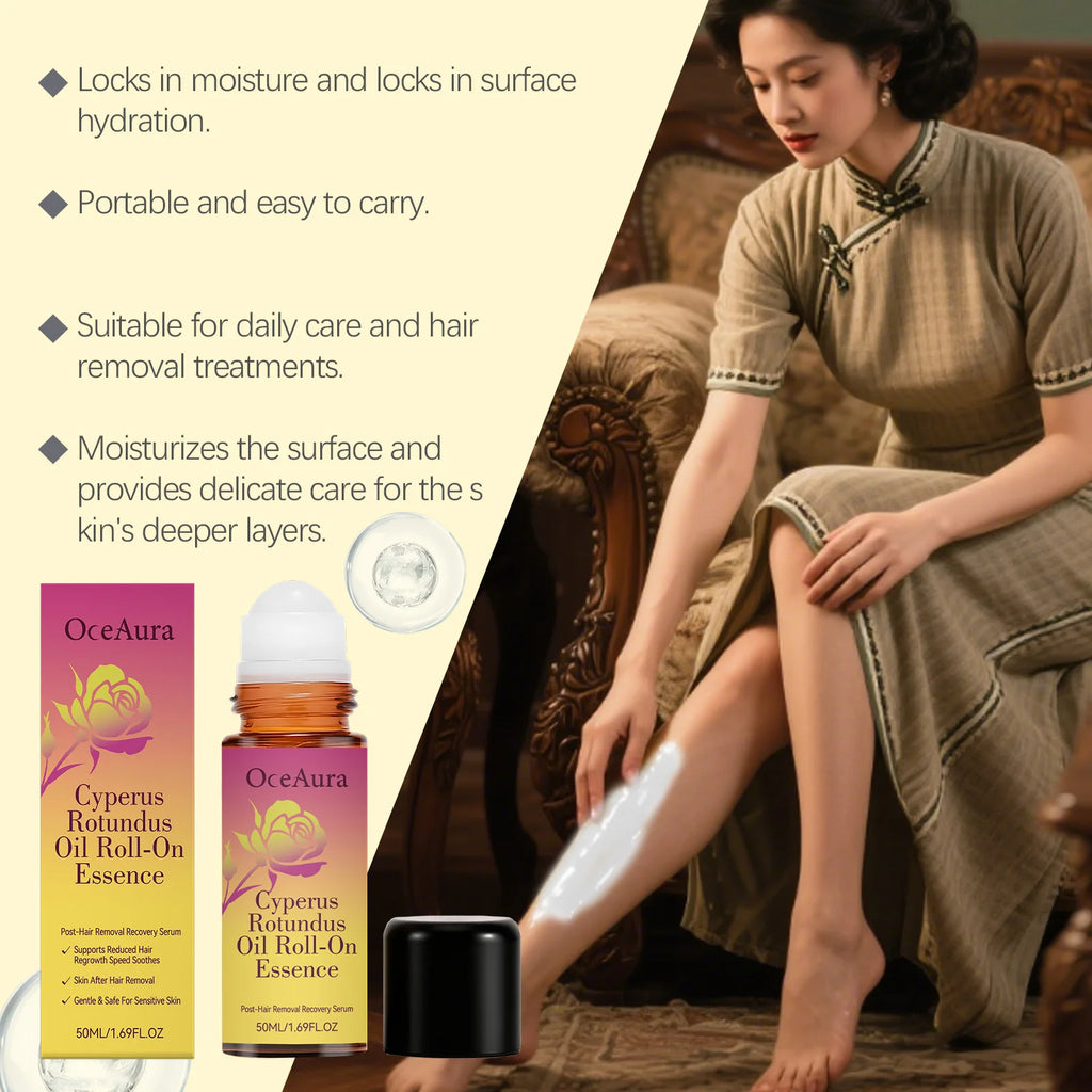 Cyperus Rotundus Post-Hair Removal Soothing Roll-On Oil