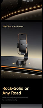 Adjustable Suction Cup Car Phone Holder for Dashboard and Windshield