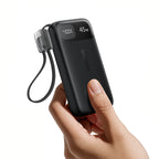 45W 10000mAh Portable Power Bank with Integrated Watch Charger