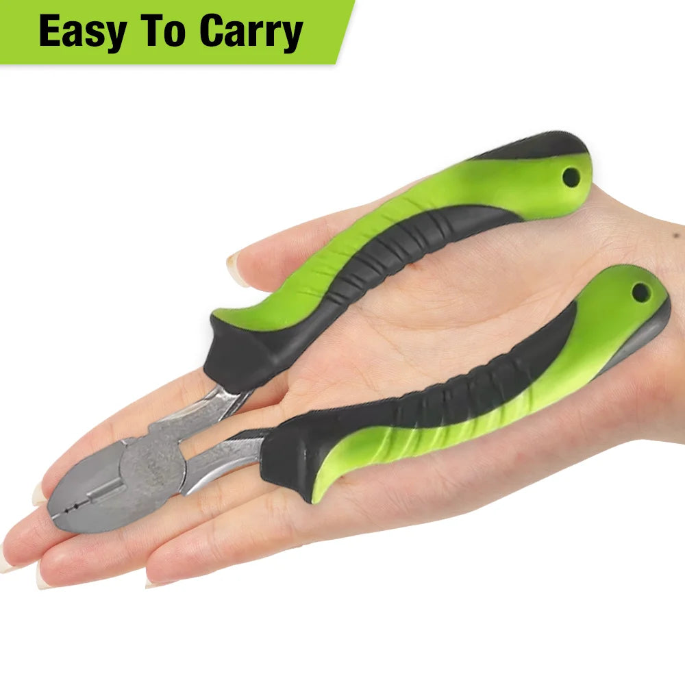 Multifunctional Fishing Crimping Pliers with Line Cutter