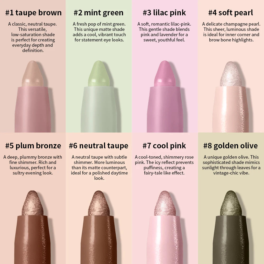 Waterproof Shimmer and Matte Eyeshadow Pencil