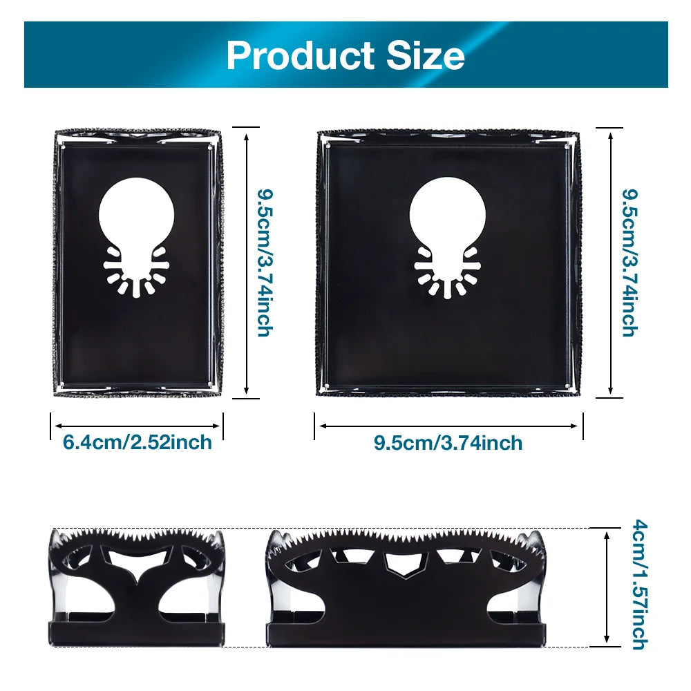 Square and Rectangle Oscillating Tool Slot Cutter for Drywall