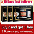 Silicone Full Denture Set for Natural Smile and Comfort