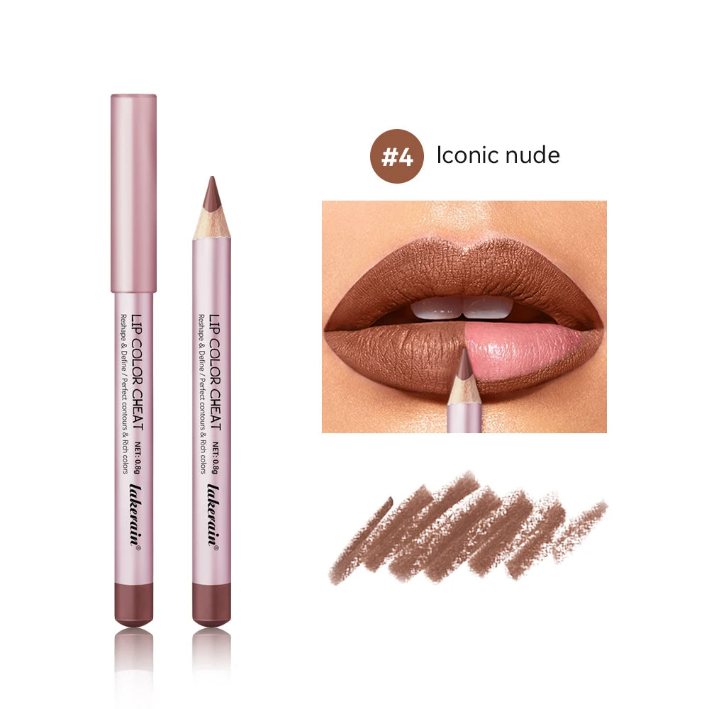 Waterproof Matte Lip Liner Pencil Set