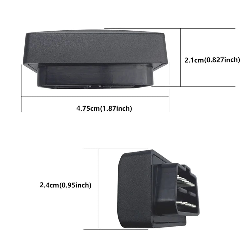 OBD GPS Real-Time Vehicle Tracker for Apple Find My