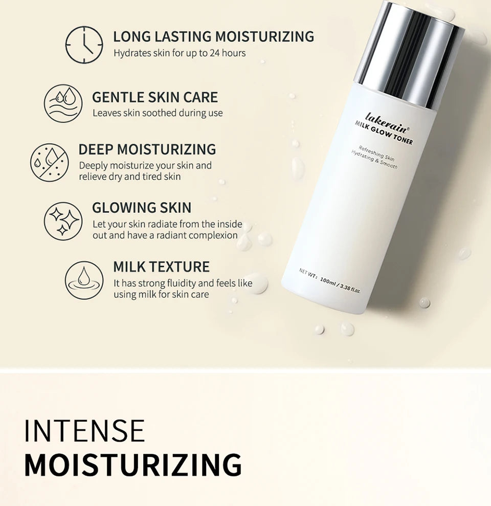 Hydrating Milk Glow Facial Toner for Brightening and Smooth Skin - 9