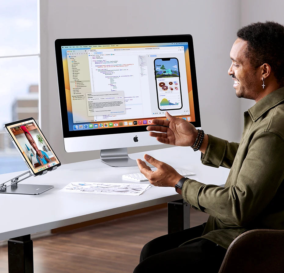 Adjustable Aluminum Tablet and Phone Stand